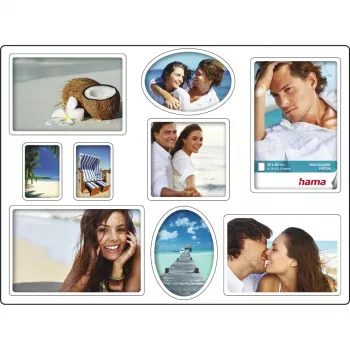 Multi-Bilderrahmen Hama Clip-Fix Transparent 300x400mm