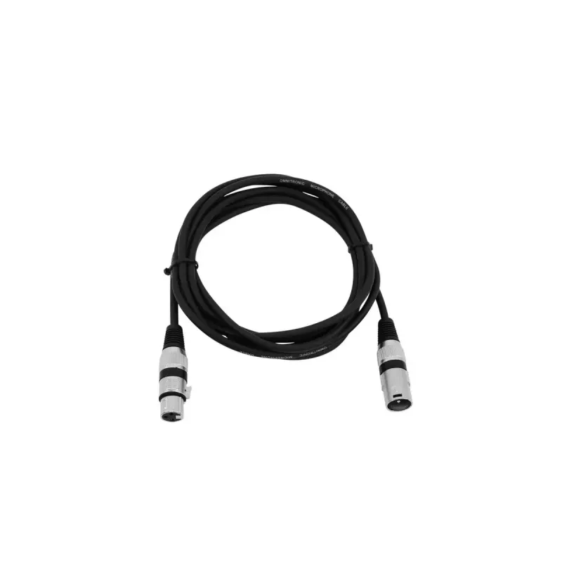 Audiokabel XLR 3-Pin Omnitronic 3022047N 3 m Schwarz