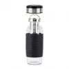 EMSA N20803 Teebecher, 420 ml, Schwarz, mit Siebeinsatz