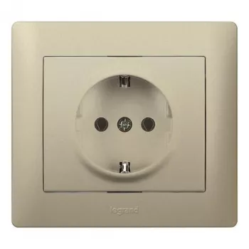 Steckdose Typ F Legrand 771462 Beige 250V 16A