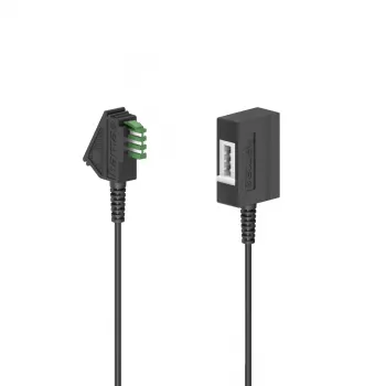 Hama 00201102 Telefonkabel 10 m Schwarz