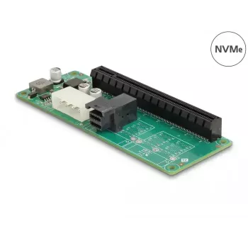DeLOCK Konverter 1 x SFF-8643 zu PCIe x16 Host-Schnittstelle PCIe Ausgangsschnittstelle SFF-8643