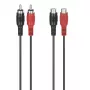 Hama 00305035 Audiokabel 5 m 2 x RCA Schwarz