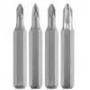Schraubendreher-Bitsatz KWB 128140 – 4 Stück, Pozidriv PZ0 & PZ1, 28 mm