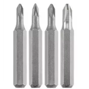 Schraubendreher-Bitsatz KWB 128140 – 4 Stück, Pozidriv PZ0 & PZ1, 28 mm