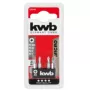 Schraubendreher-Bitsatz KWB 128140 – 4 Stück, Pozidriv PZ0 & PZ1, 28 mm