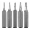 Schraubendreher-Bitsatz KWB 128240 — 5 Stück Torx-Bits T3 T4 T5 T6 T8, 28 mm