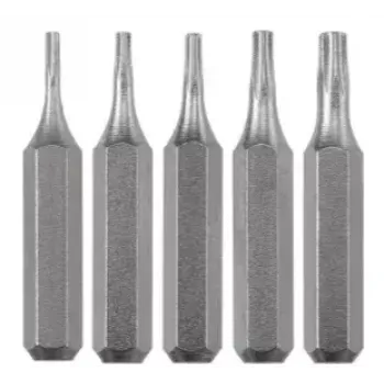 Schraubendreher-Bitsatz KWB 128240 — 5 Stück Torx-Bits T3 T4 T5 T6 T8, 28 mm