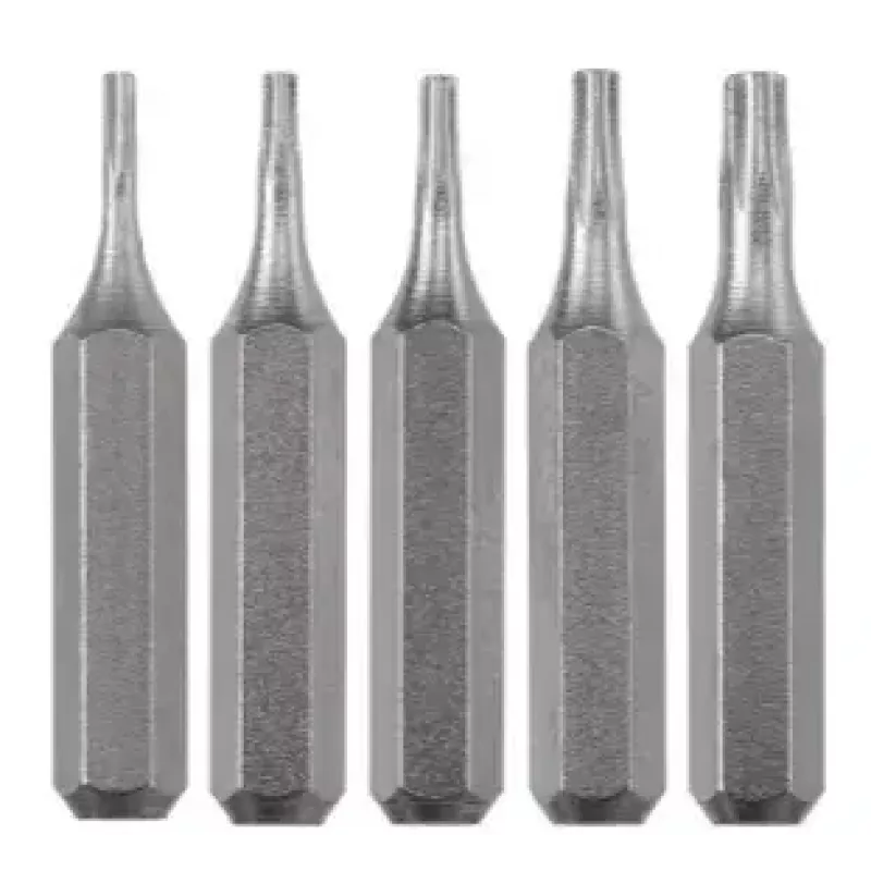 Schraubendreher-Bitsatz KWB 128240 — 5 Stück Torx-Bits T3 T4 T5 T6 T8, 28 mm