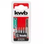 Schraubendreher-Bitsatz KWB 128240 — 5 Stück Torx-Bits T3 T4 T5 T6 T8, 28 mm