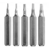 Schraubendreher-Bitsatz KWB 128440 — 5 Stück, Sechskant-Aufsätze (imperial), metrische Größen 0,7, 0,9, 1,3, 1,5, 2 mm, 28 mm Länge