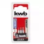 Schraubendreher-Bitsatz KWB 128840 — 3 Stk., Torx (Star) Spitzen, 28 mm Länge