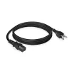 ACT Netzkabel USA-Stecker - C13 schwarz 1,8 m