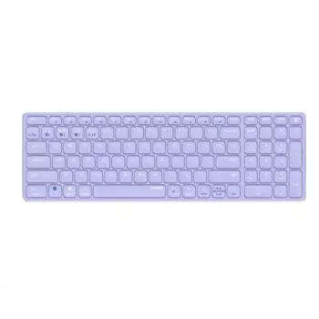 Kabellose Tastatur Rapoo E9700M QWERTZ Deutsch Flieder RF Bluetooth