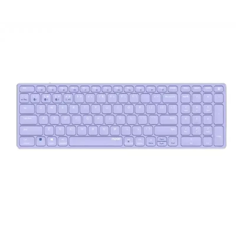 Kabellose Tastatur Rapoo E9700M QWERTZ Deutsch Flieder RF Bluetooth