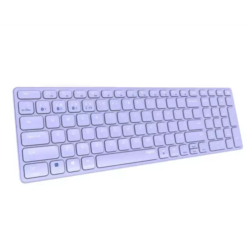 Kabellose Tastatur Rapoo E9700M QWERTZ Deutsch Flieder RF Bluetooth