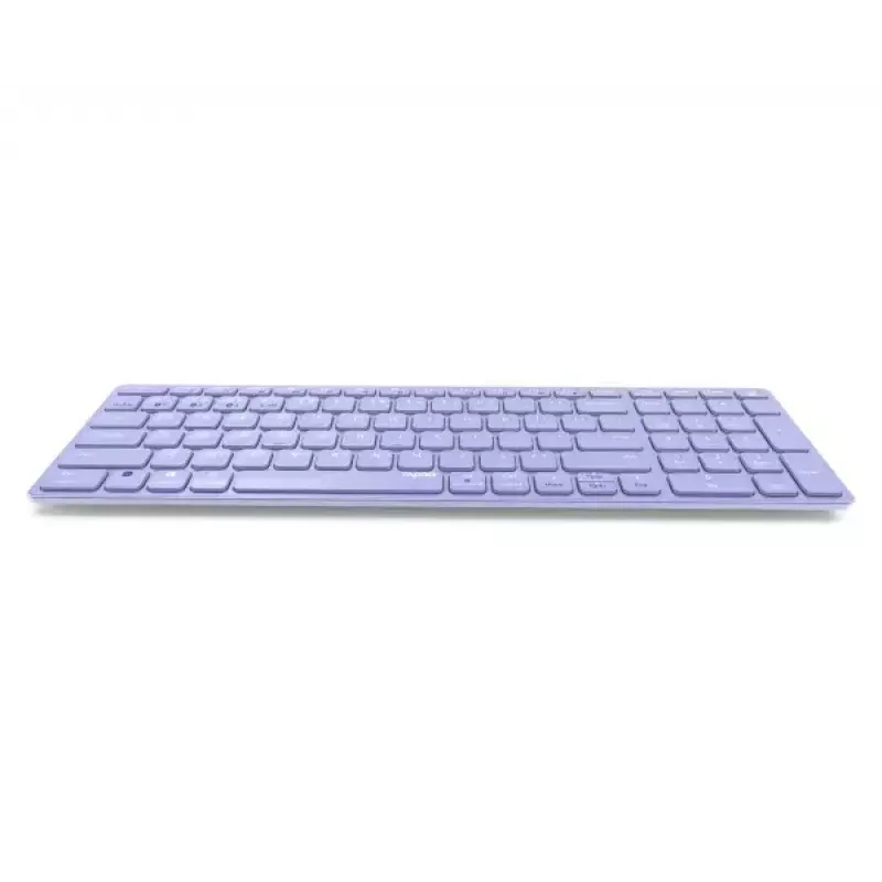 Kabellose Tastatur Rapoo E9700M QWERTZ Deutsch Flieder RF Bluetooth
