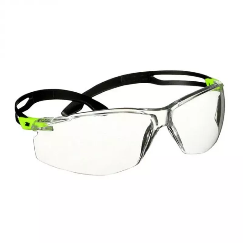3M SF501SGAF-GRN-EU Schutzbrille Polycarbonat (PC) Schwarz, Grün