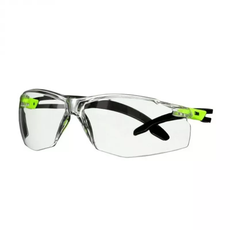 3M SF501SGAF-GRN-EU Schutzbrille Polycarbonat (PC) Schwarz, Grün