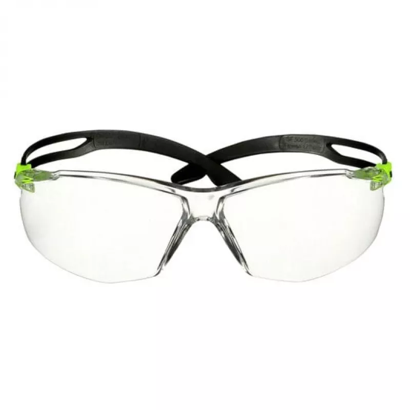 3M SF501SGAF-GRN-EU Schutzbrille Polycarbonat (PC) Schwarz, Grün