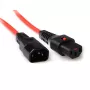 ACT Powercord C13 IEC Lock C14 rot 1,5 m 10 A 230 V