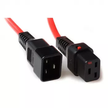 ACT Powercord C19 IEC Lock - C20 rot 1 m, PC1401