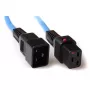 ACT Powercord C19 IEC Lock - C20 blau 1 m, PC1357