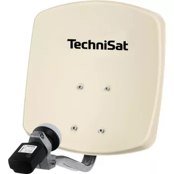 Satellitenantenne TECHNIVOLT DIGIDISH 33, beige, Aluminium, Verstärkung 30 dBi, 11,7–12,75 GHz / 10,7–11,7 GHz