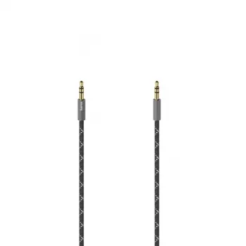 Hama 00205130 Audiokabel 1,5 m 3,5 mm Schwarz, Grau