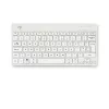 R-Go Tools Ergonomische Tastatur R-Go Compact Break, kompakte Tastatur mit Pausensoftware, QWERTY (UK), Bluetooth, weiß