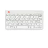 R-Go Tools Ergonomische Tastatur R-Go Compact Break, kompakte Tastatur mit Pausensoftware, QWERTY (UK), Bluetooth, weiß