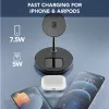 Cellularline Mag Duo Wireless Charger 2-in-1 kabellose Ladestation für Apple-Geräte