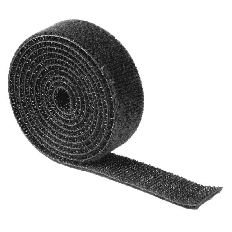 Hama 00221007 Kabelbinder Klett-Kabelbinder Nylon Schwarz 1 Stk.