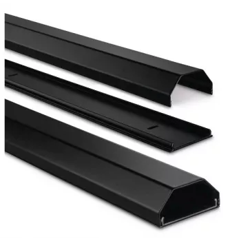 Hama 00220987 Kabelorganizer Universal Kabelkanal Schwarz 1 Stück
