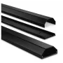 Hama 00220987 Kabelorganizer Universal Kabelkanal Schwarz 1 Stück