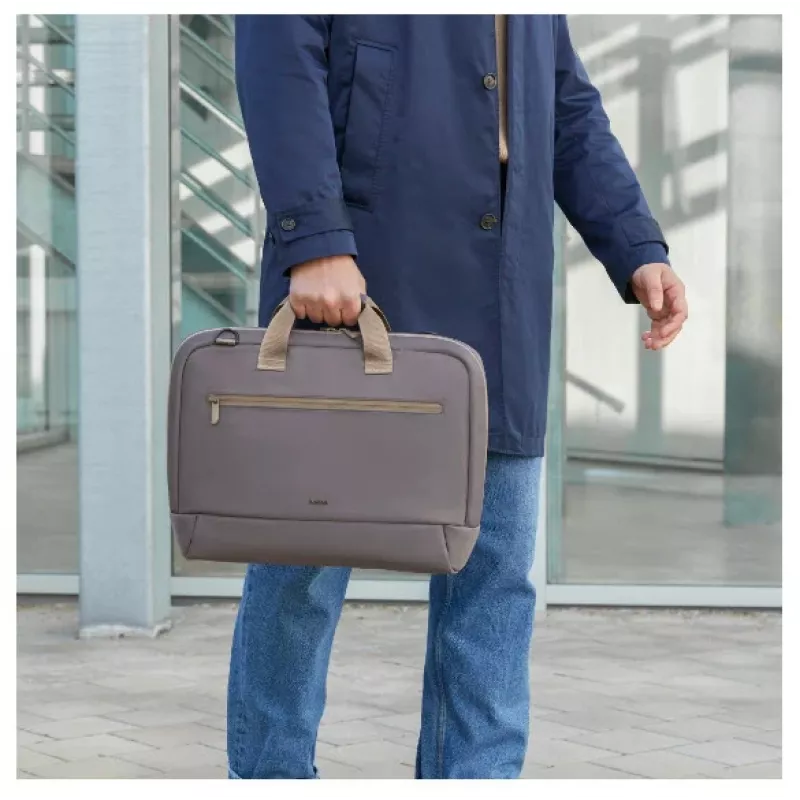 Hama Ultra Lightweight 35,8 cm (14,1 Zoll) Toploader-Tasche Anthrazit, Beige