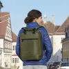 Hama 00222054 Rucksack Schwarz, Oliv Recyceltes Polyester