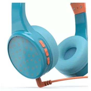 Hama Teens Guard II Headset Kabellos Head-band Anrufe/Musik USB Type-C Bluetooth Blau, Orange