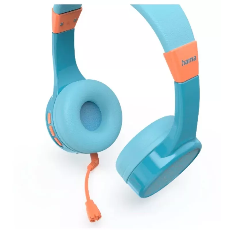 Hama Teens Guard II Headset Kabellos Head-band Anrufe/Musik USB Type-C Bluetooth Blau, Orange