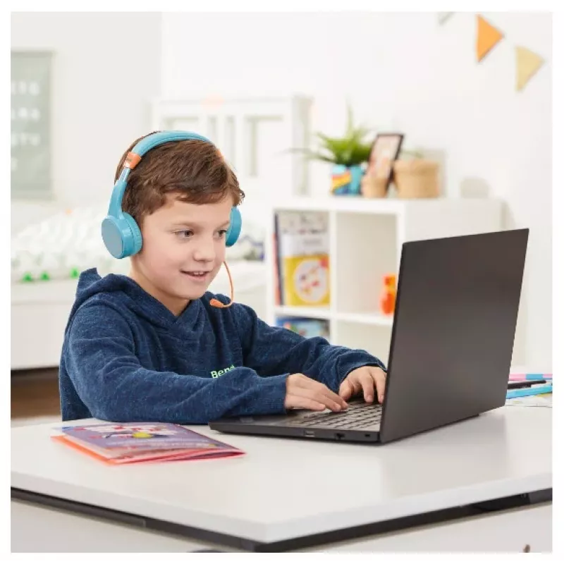 Hama Teens Guard II Headset Kabellos Head-band Anrufe/Musik USB Type-C Bluetooth Blau, Orange