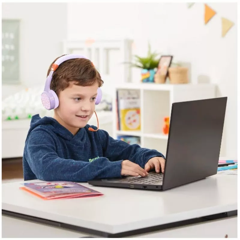 Hama Teens Guard II Headset Kabellos Head-band Anrufe/Musik USB Typ-C Bluetooth Orange, Lila