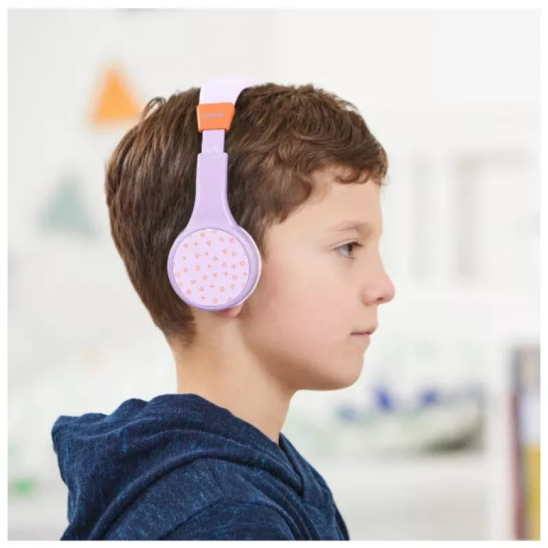 Hama Teens Guard II Headset Kabellos Head-band Anrufe/Musik USB Typ-C Bluetooth Orange, Lila