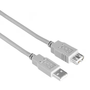 Hama 00200905 USB-Kabel USB 2.0 1,5 m USB A Grau