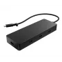 HP 4K USB-C Multiport Hub, USB Type-C, USB Type-C, 10000 Mbit/s, 3840 x 2160, Schwarz, 65 W