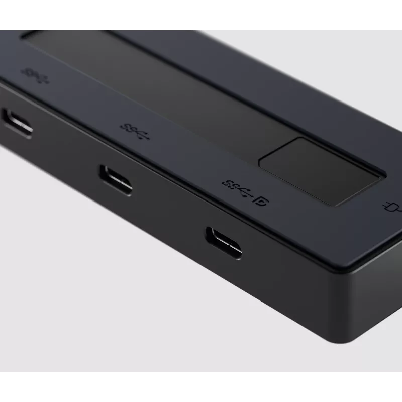 HP 4K USB-C Multiport Hub, USB Type-C, USB Type-C, 10000 Mbit/s, 3840 x 2160, Schwarz, 65 W