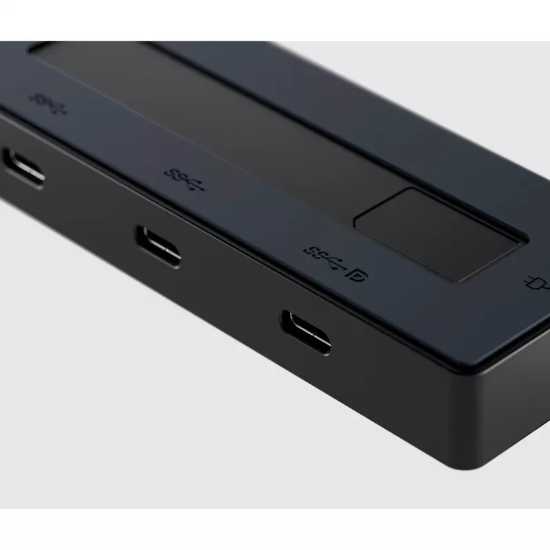 HP 4K USB-C Multiport Hub, USB Type-C, USB Type-C, 10000 Mbit/s, 3840 x 2160, Schwarz, 65 W