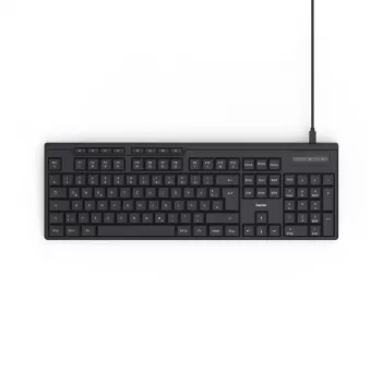 Hama CK-200 Tastatur Home/Office USB QWERTZ Deutsch Schwarz