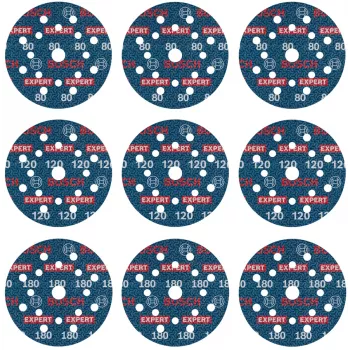 Schleifscheibe Bosch 2608902407 Ø125 mm — 1 Stück Schleifscheibe für Rotations-/Exzenterschleifer