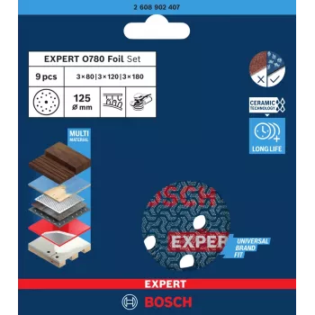 Schleifscheibe Bosch 2608902407 Ø125 mm — 1 Stück Schleifscheibe für Rotations-/Exzenterschleifer