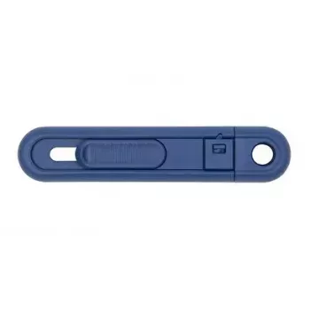 Cuttermesser Wedo 76 9811 Blau Abbrechklingenmesser Breite 44 mm Länge 135 mm Dicke 4 mm